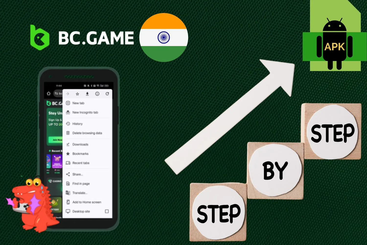 Steps for Indian Players to Grab the APK Welcome Bonus